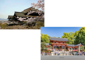 清水寺から八坂神社