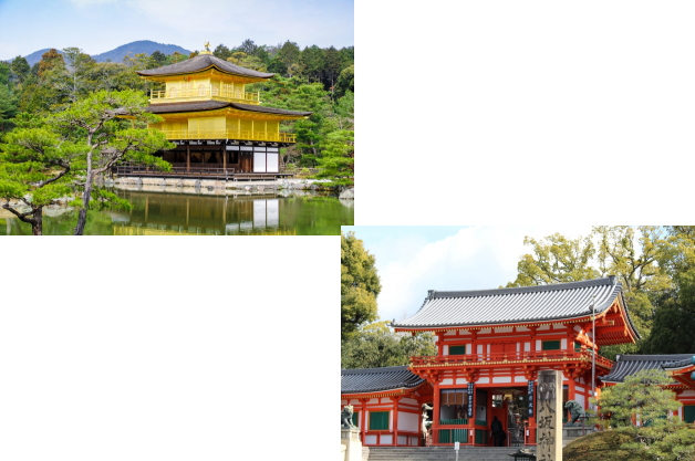 金閣寺から八坂神社